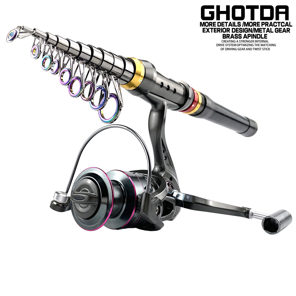 Fishing Rod Surf - 1.8-3.6m wędka z włókna węglowego Spinning