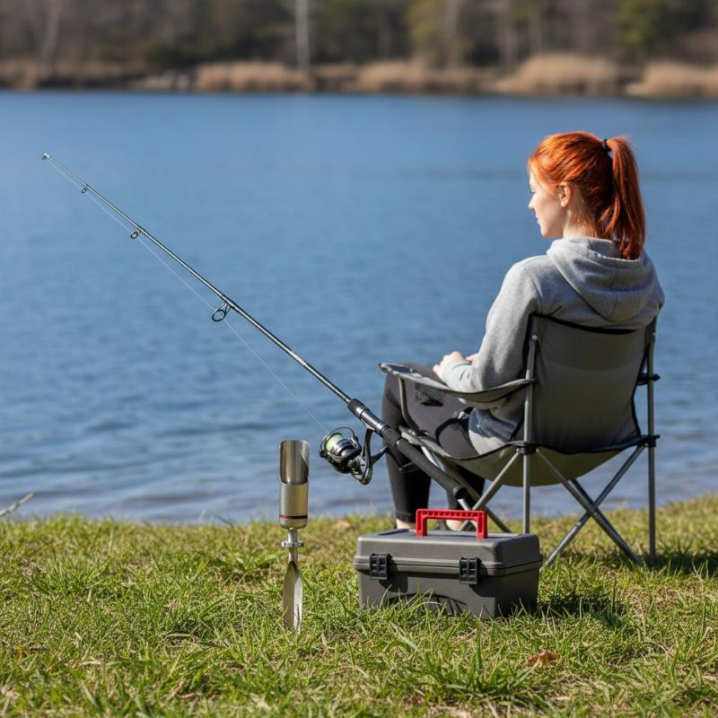 Fishing Rod Spinning - Uniwersalny składany uchwyt na wędkę ze