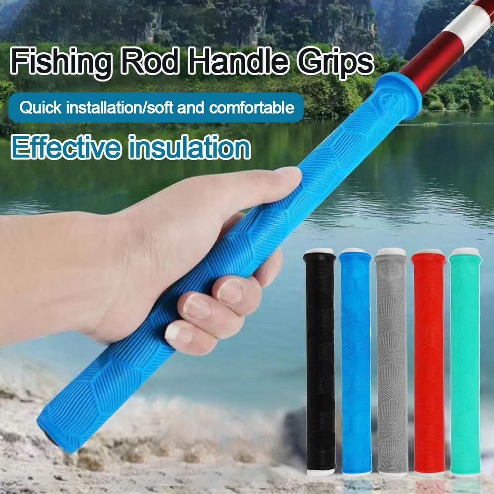 Fishing Rod Case - Silikonowa owijka na uchwyt wędki antypoślizgowa
