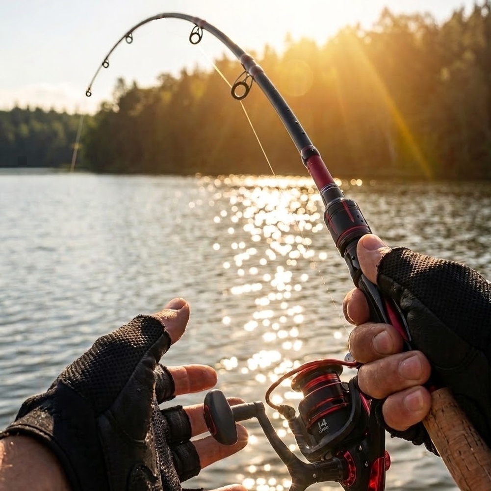 Fishing Rod Combo - Ultralekka wędka z włókna węglowego 1.8m