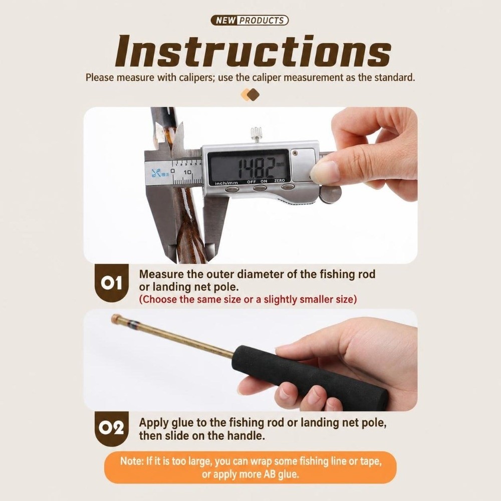 Rękojeść wędki EVA, mini rozmi – Fishing Rod Building Kit recenzja i cena