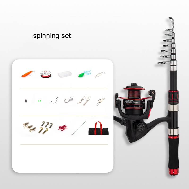 Wędka z włókna węglowego, 2,1  – Fishing Rod Combo recenzja i cena